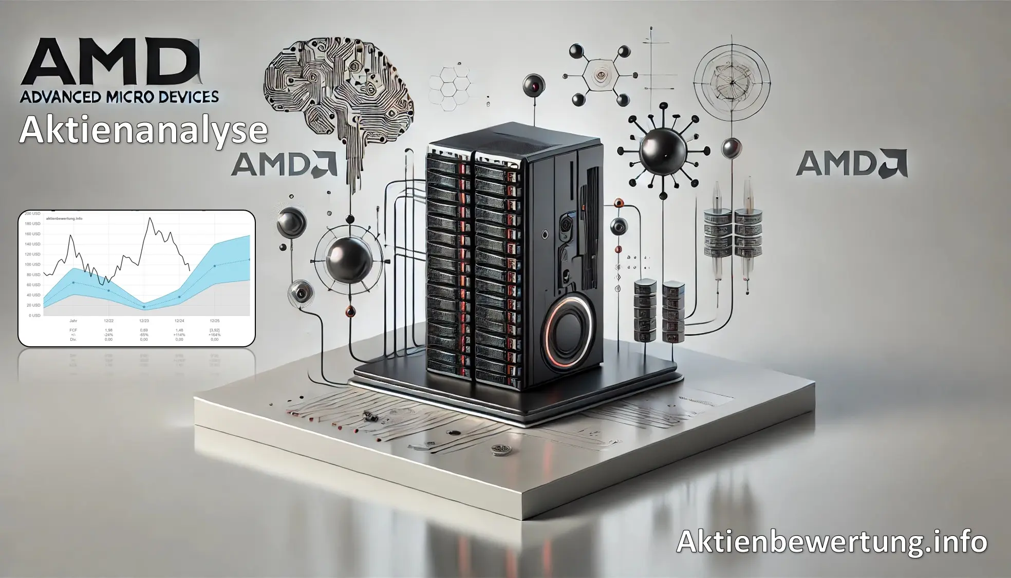 Titelbild zu Youtube-Video Advanced Micro Devices Aktie (AMD) - Bewertung und Qualität. Eine Fundamentalanalyse