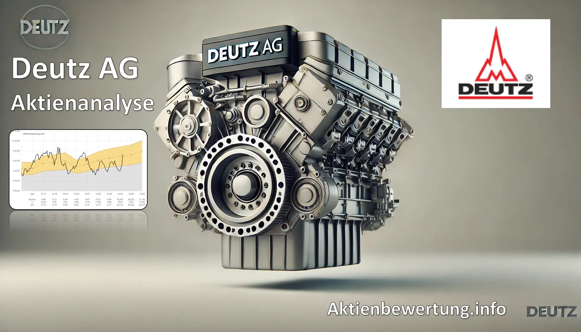 Titelbild zu Youtube-Video Deutz AG Aktie - Bewertung und Qualität. Eine Fundamentalanalyse