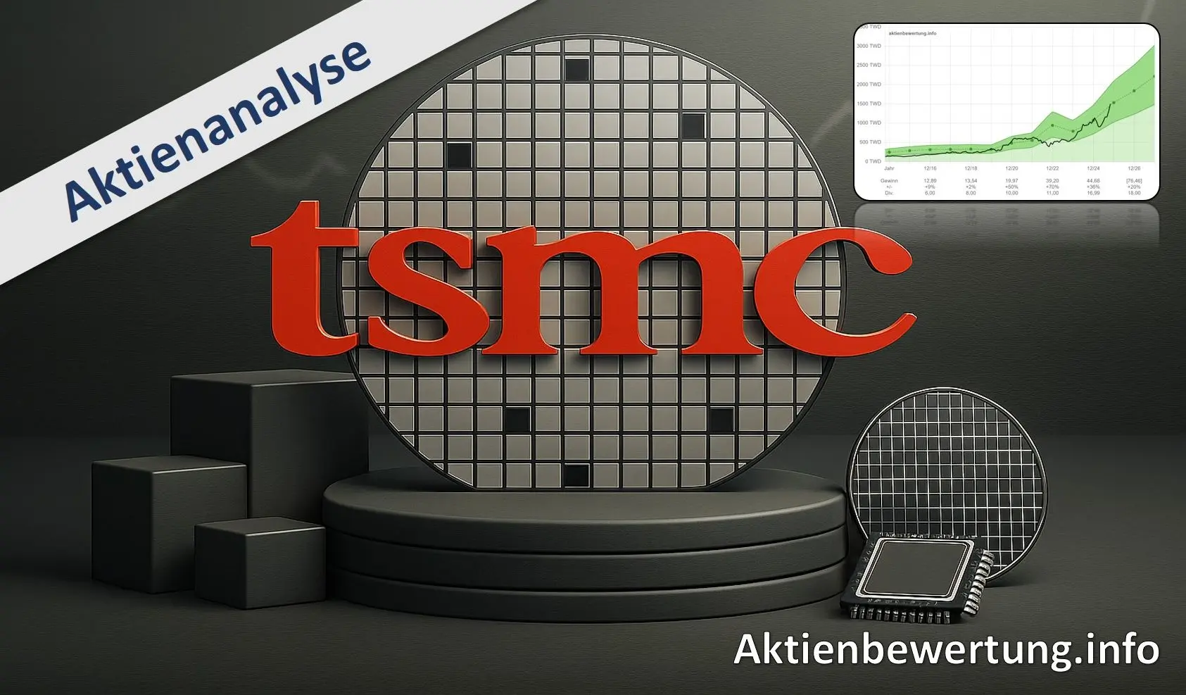 Titelbild zu Youtube-Video TSMC Aktie - Bewertung und Qualität. Eine Fundamentalanalyse